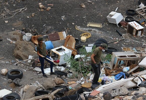 Solicitan la aplicación efectiva de sanciones por abandono de residuos en Espacios Naturales de Lanzarote