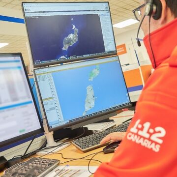 112 sala Un parapentista sufre politraumatismos graves al caer en la playa de Lanzarote