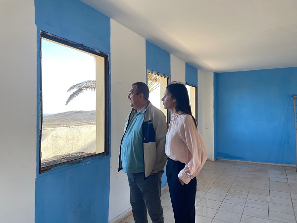 albergue la santa tinajo apr24 limpieza El Cabildo comienza los trabajos de acondicionamiento del albergue de La Santa