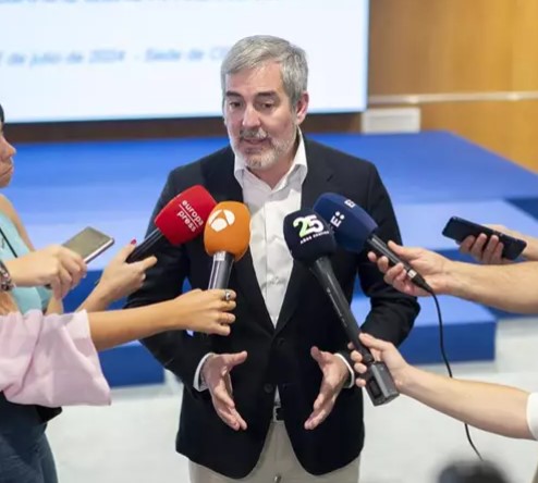 clavijo Clavijo critica que el resto de España «da la espalda» a Canarias ante la llegada de migrantes