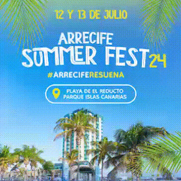 musica arrecife summer fest Beret, Efecto Pasillo, Ray Castellano y Carlos Jean, estrellas del Arrecife Summer Fest