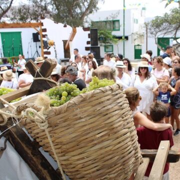 vendimia tinajo Tinajo celebra las Fiestas de San Roque del 9 al 17 de agosto