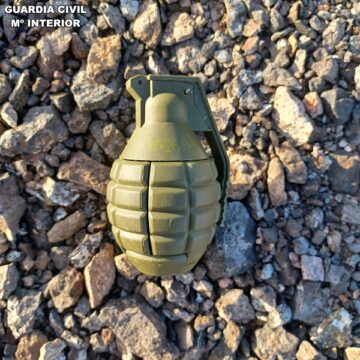 La Guardia Civil ha neutralizado una falsa granada de mano en Lanzarote