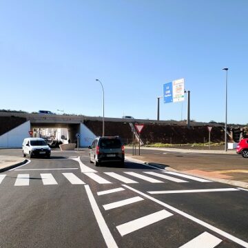 PUENTE TITERROY ARGANA ARRECIFE Reabierta al tráfico la circulación bajo el puente de la Circunvalación de Arrecife