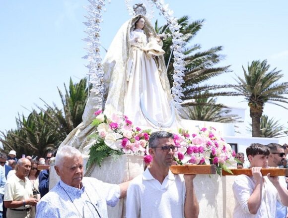 nieves Nuestra Señora de Las Nieves vuelve a unir a Lanzarote en una de sus festividades más antiguas y simbólicas