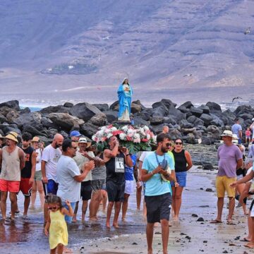 caleta de famra fiestas 2025 La Caleta de Famara disfruta de las Fiestas del Sagrado Corazón de María