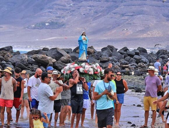 caleta de famra fiestas 2025 La Caleta de Famara disfruta de las Fiestas del Sagrado Corazón de María