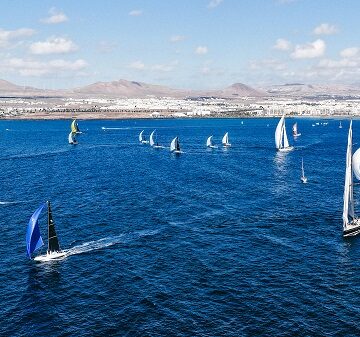 Arrecife se convierte en el epicentro de la náutica internacional con la salida de la RORC Transatlantic Race