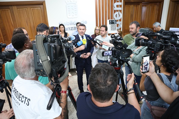 Presidente del Cabildo y del Consorcio del Agua de Lanzarote, Oswaldo Betancort apr26 El Consorcio del Agua aprueba por unanimidad la intervención del servicio y continuar con la resolución del contrato