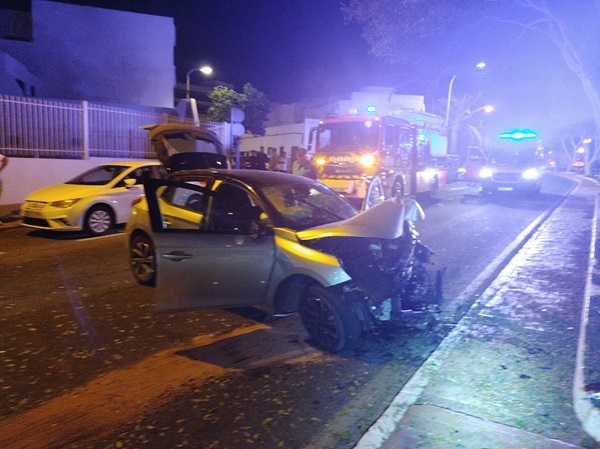 accidente arrecife julio 26 Un herido grave tras un accidente en la Medular de Arrecife