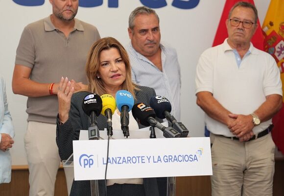 La presidenta del PP de Lanzarote y La Graciosa, María Jesús Tovar El PP de Lanzarote y La Graciosa reclama al Gobierno central la convocatoria inminente de elecciones generales
