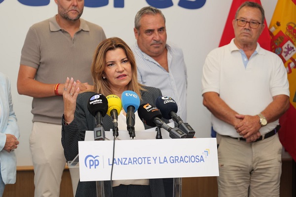 La presidenta del PP de Lanzarote y La Graciosa, María Jesús Tovar El PP de Lanzarote y La Graciosa reclama al Gobierno central la convocatoria inminente de elecciones generales